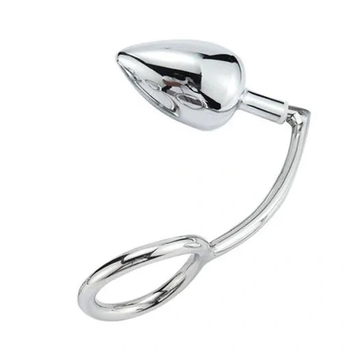 Anal Hooks Stainless Set with Ring Steel 4663 Hook Cock DiscreetChoice Anal 0202